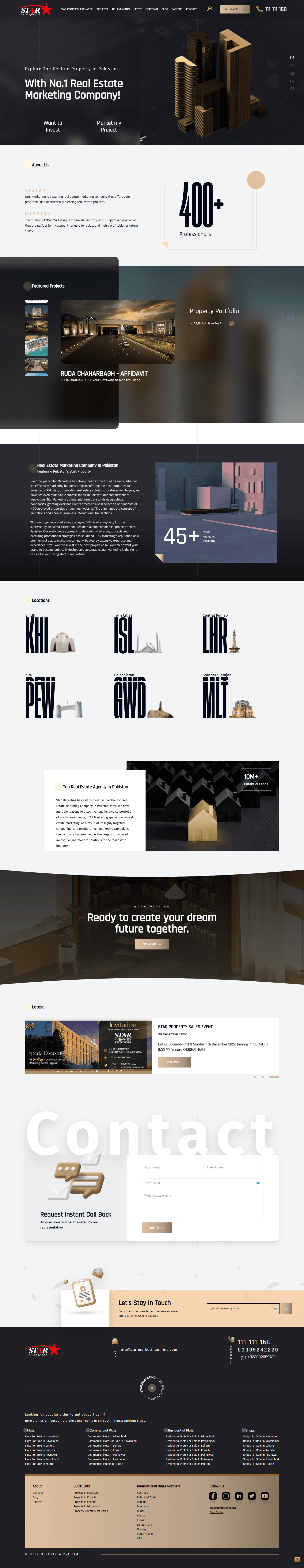Screenshot of selected work — project four